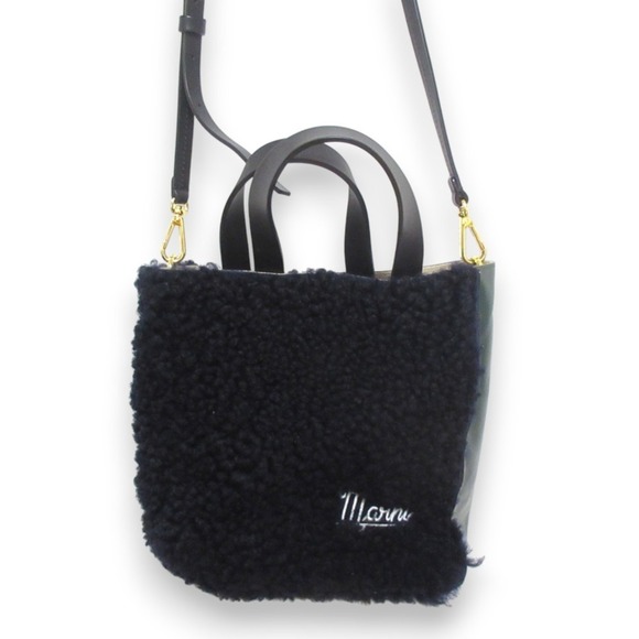 MARNI Navy Leather Bag - Picture 1 of 14